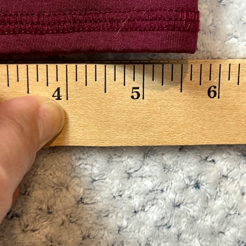 Lucky Brand Burgundy Leggings Size XL - Picture 12 of 12